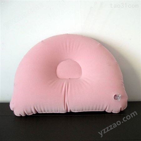 u型充气枕 按压式自动充气U型枕头旅行护颈椎脖枕便携充气枕