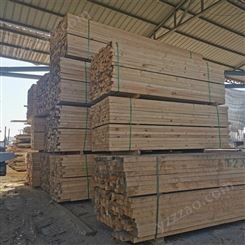 5x8辐射松枕木批发木材加工厂家现货供应耐磨枕木质优价廉呈果木业