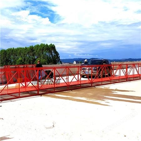 博奥SJL56桥梁高空施工电动吊篮式桥检车 升降装置 遥控操作