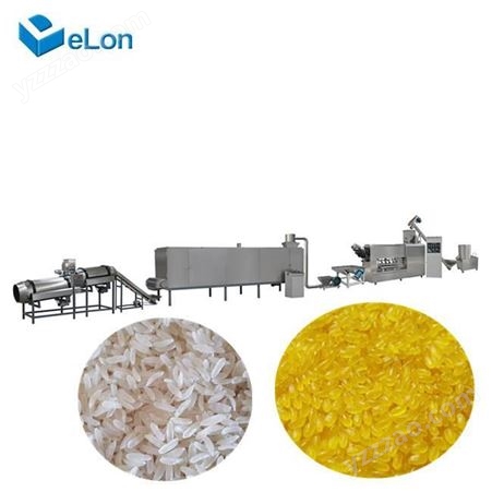 复合人造米生产线 黄金米生产设备 强化大米挤出机