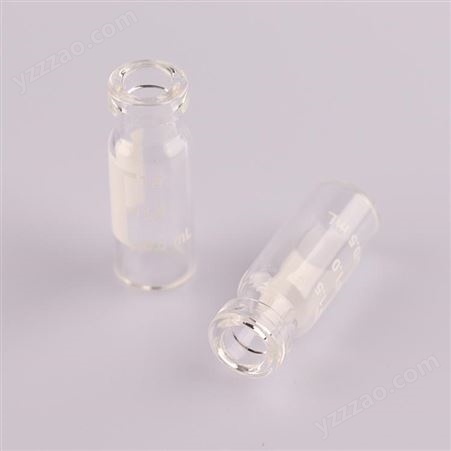 KRLAB 钳口圆底顶空透明样品瓶 20mm螺口顶空样品瓶 QB-SP000018 康润