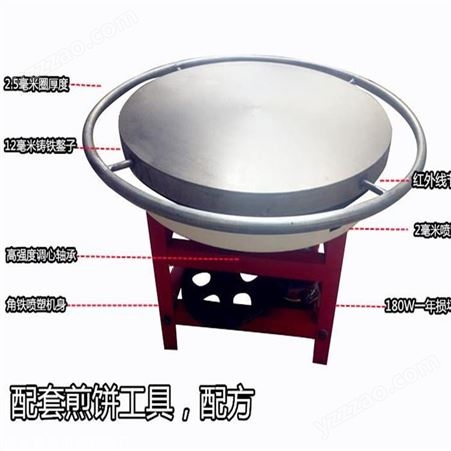 60型铸铁煎饼机 烧饼机厂家 传统煎饼机