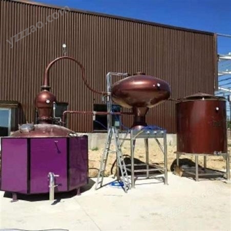 森科塔式白兰地蒸馏设备3锅1塔蒸馏速度快