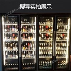 郑州 啤酒展示柜保鲜冷柜展示柜立式冷藏柜商用饮料柜酒吧冰箱