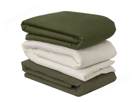 单床纯色被褥 白褥子军绿棉被 应急救灾棉褥子 宏星定制