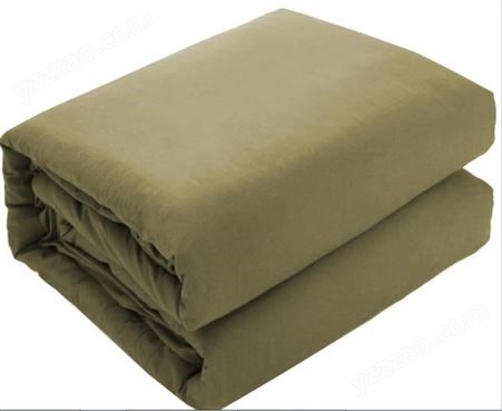 宿舍单人学校棉被救灾棉花被子垫被保暖绿色花被褥