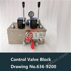 Control Valve Block Drawing No.636-9200-for deck控制阀块