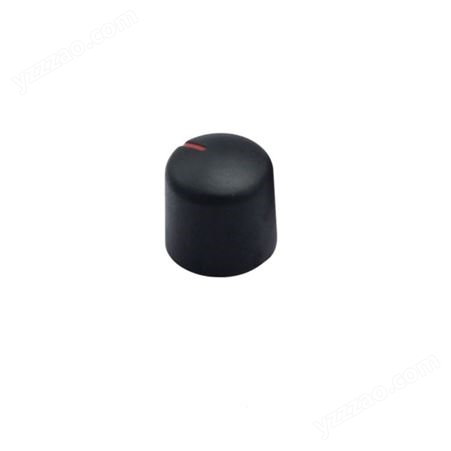 外黑内红尼龙圆形塑胶开关帽 音响器材塑料双色旋钮 源头工厂