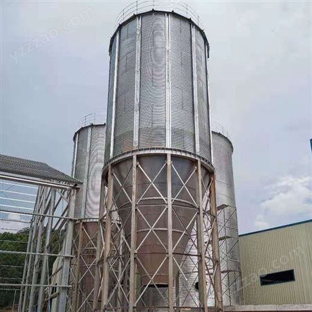 焊接隔温钢板仓 大型玉米小麦仓 粮食存储机械 按需定制