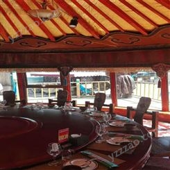 大型蒙古包帐篷是庆典婚礼吃饭的好场所 也是老板们的抢手货