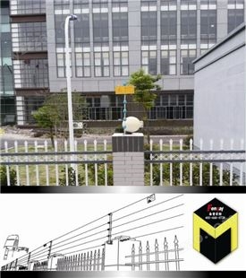 小区安装电子围栏防护住宅小区电子围栏解决方案高压脉冲电子围栏