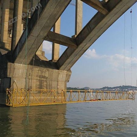 南京重霸桥梁吊篮单人双人防爆电动吊篮30-150米可定制