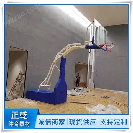 豪华钢化玻璃篮板移动升降篮球架 电动液压篮球架 手动液压篮球架 篮球架