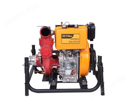 移动 柴油水泵机组 备用电源 低噪音移动式柴油机水泵 货源充足