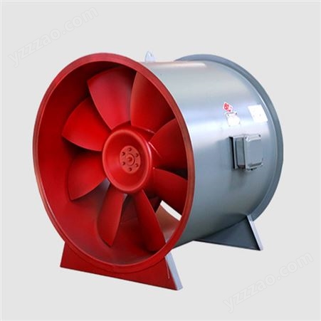 楦淏消防耐280度高温HTF轴流排烟风机 碳钢民用工业大风量通风机