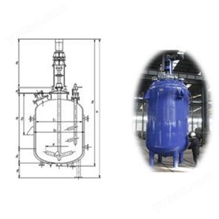 F5000搪玻璃反应釜 F10000搪玻璃反应釜生产厂家