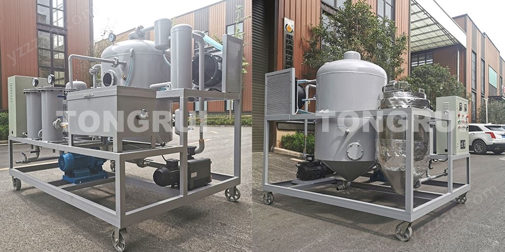 small filter cart to recycle hydraulic oil