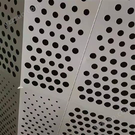 润盈定制穿孔铝单板吊顶 孔型大小形状可定做样式
