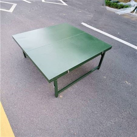 折叠桌军绿色行军户外作业桌制式营具1.2米便携式8人餐桌指挥桌