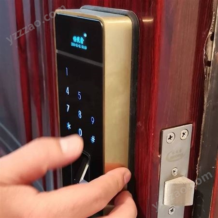 佳悦鑫304不锈钢指纹锁电子锁四种开锁功能临时密码设计
