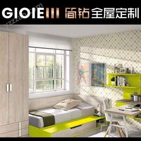 广州简钻-榻榻米定制-简欧-现代家具-整体卧室柜-多功能塌塌米床-衣柜一体