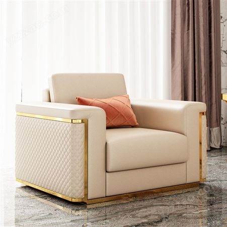 搏德森意式轻奢沙发头层牛皮大小户型现代客厅简约组合后现代皮沙发厂家