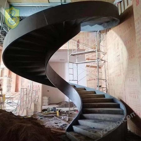 复式别墅楼梯家用商用 钢结构旋转S型楼梯 根据尺寸定 做