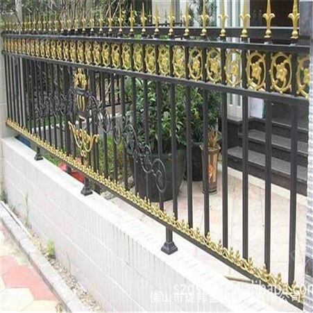 佛山厂家直供 花园围墙栏杆 热镀锌栏杆 别墅围栏 小区围墙栏杆