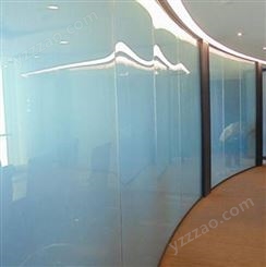 厂家制作 可控调光玻璃  通电透明断电雾化玻璃 河北调光变色玻璃