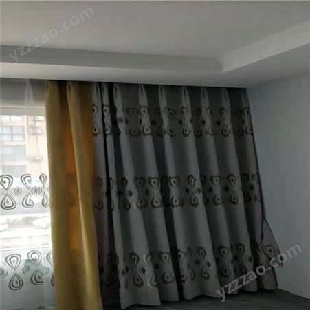 遮光窗帘定做 办公布艺窗帘 公寓窗帘定做 上门测量安装